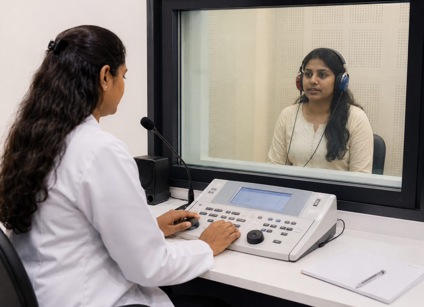 Speech Audiometry hearing and speech understanding assessment