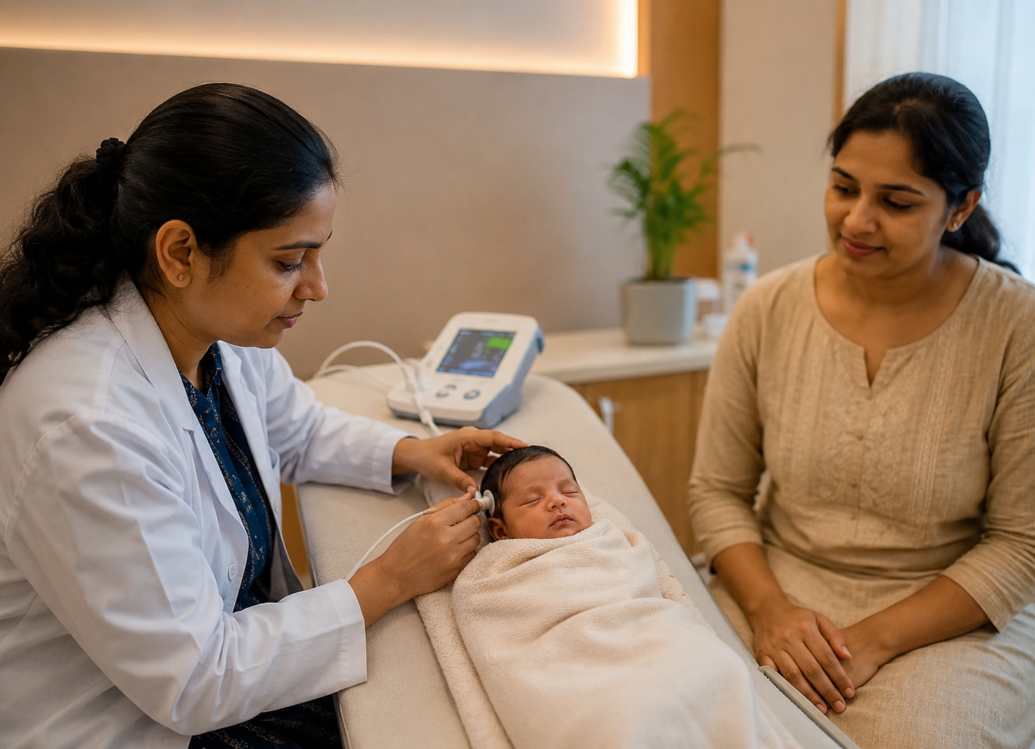 Newborn hearing screening for early detection of hearing difficulty
